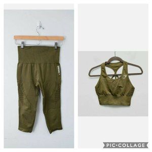 Gymshark Energy Seamless Crop Tank Cropped Legging